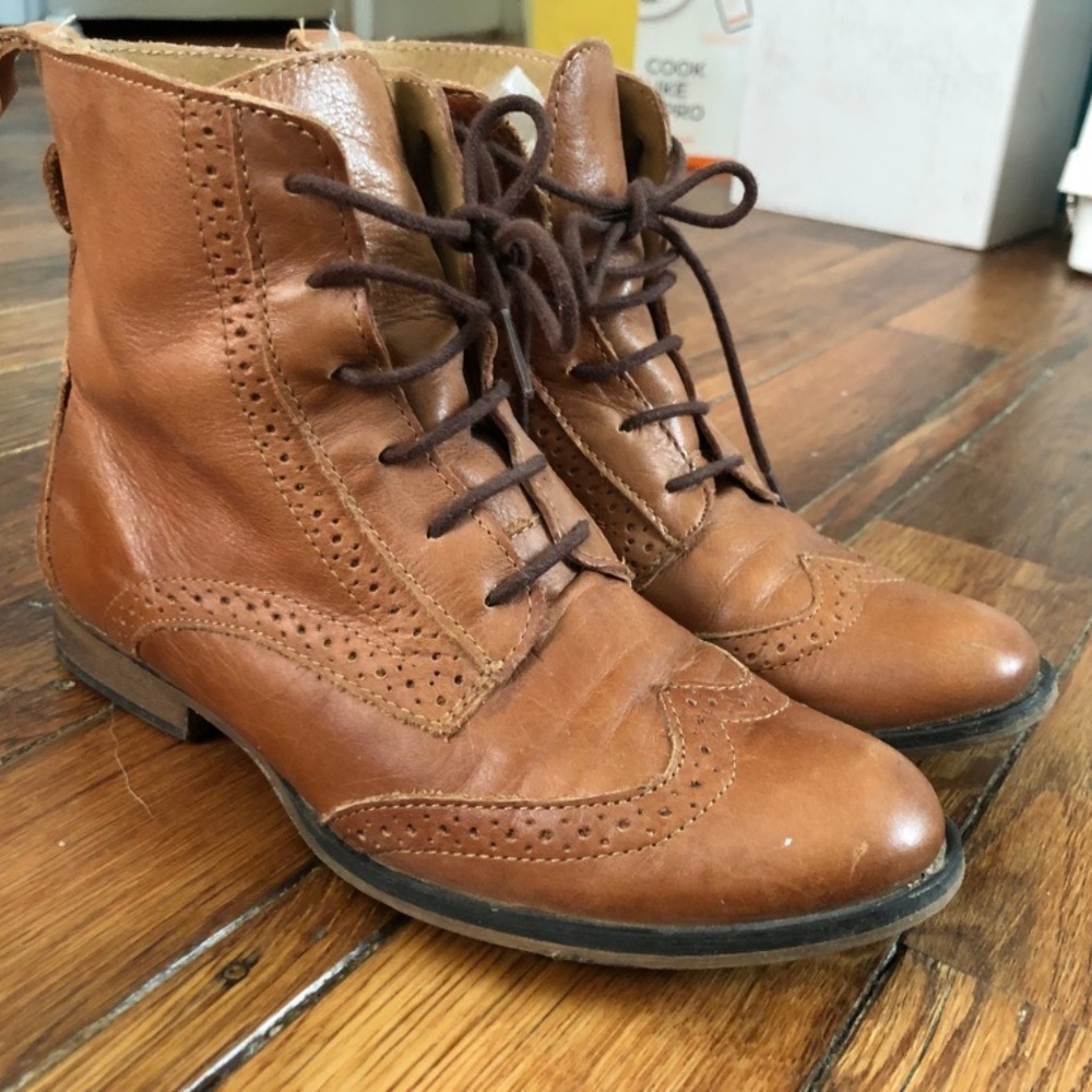 Steven by Steve Madden "Mertie" Leather Ankle Boot